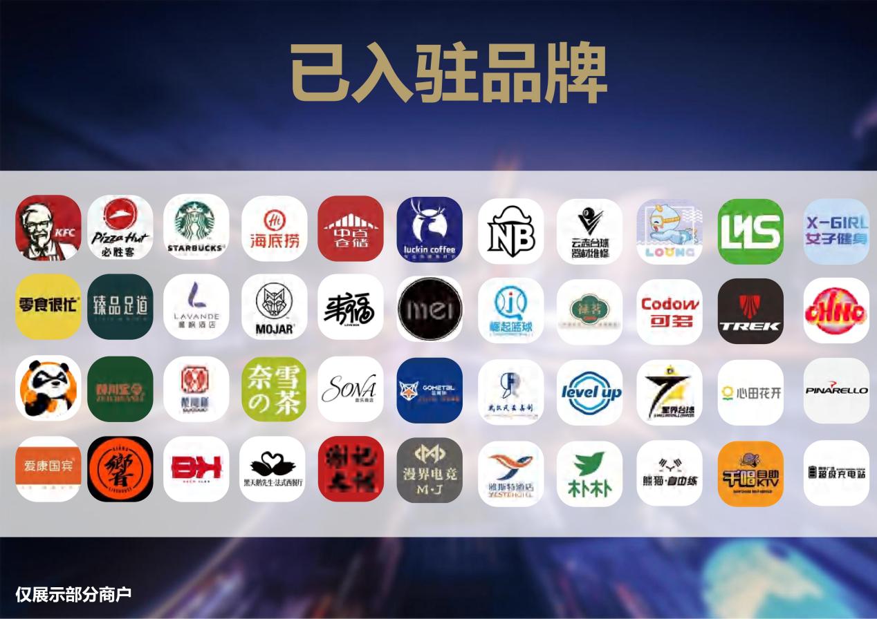 武汉同学广场娱乐及生活服务品牌展示